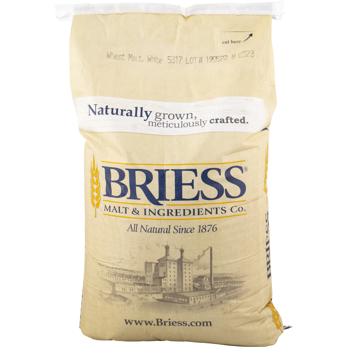 Malt - Briess - White Wheat (50 lb Sack)