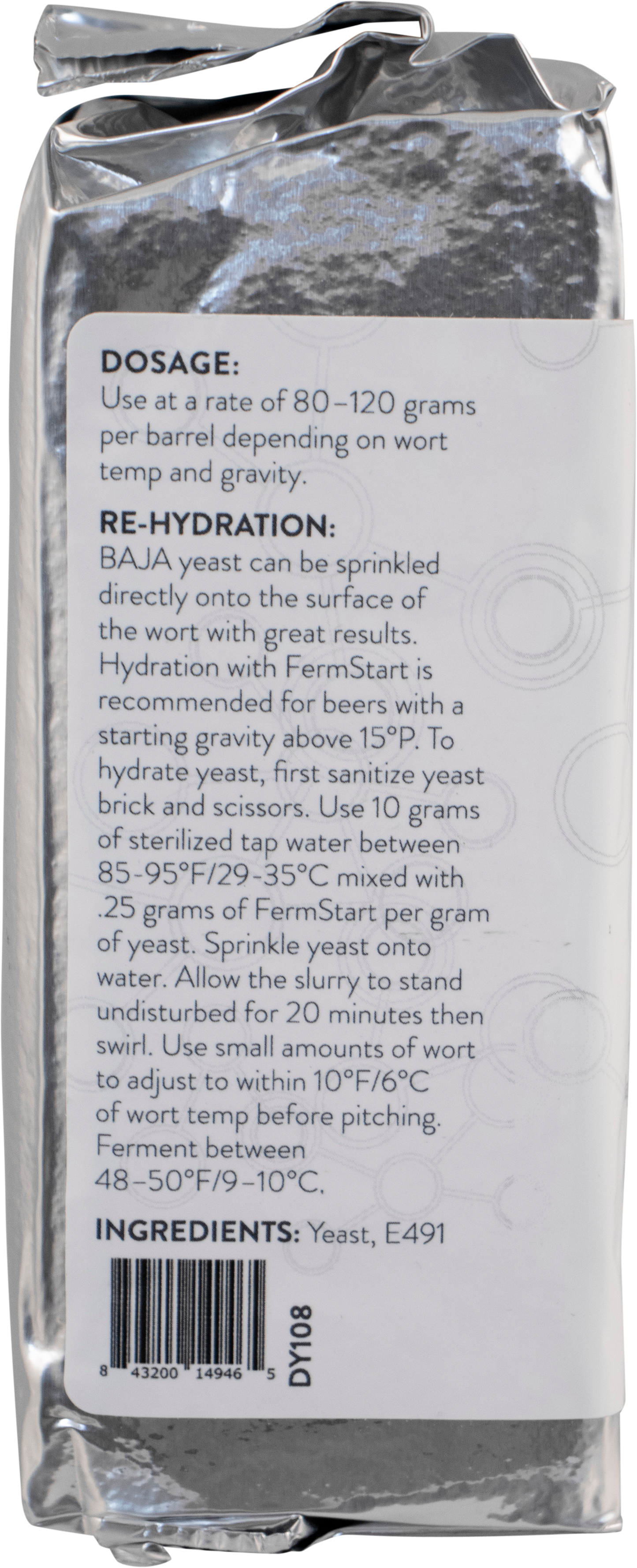 CellarScience - Dry Yeast - BAJA Mexican Lager (500 g)