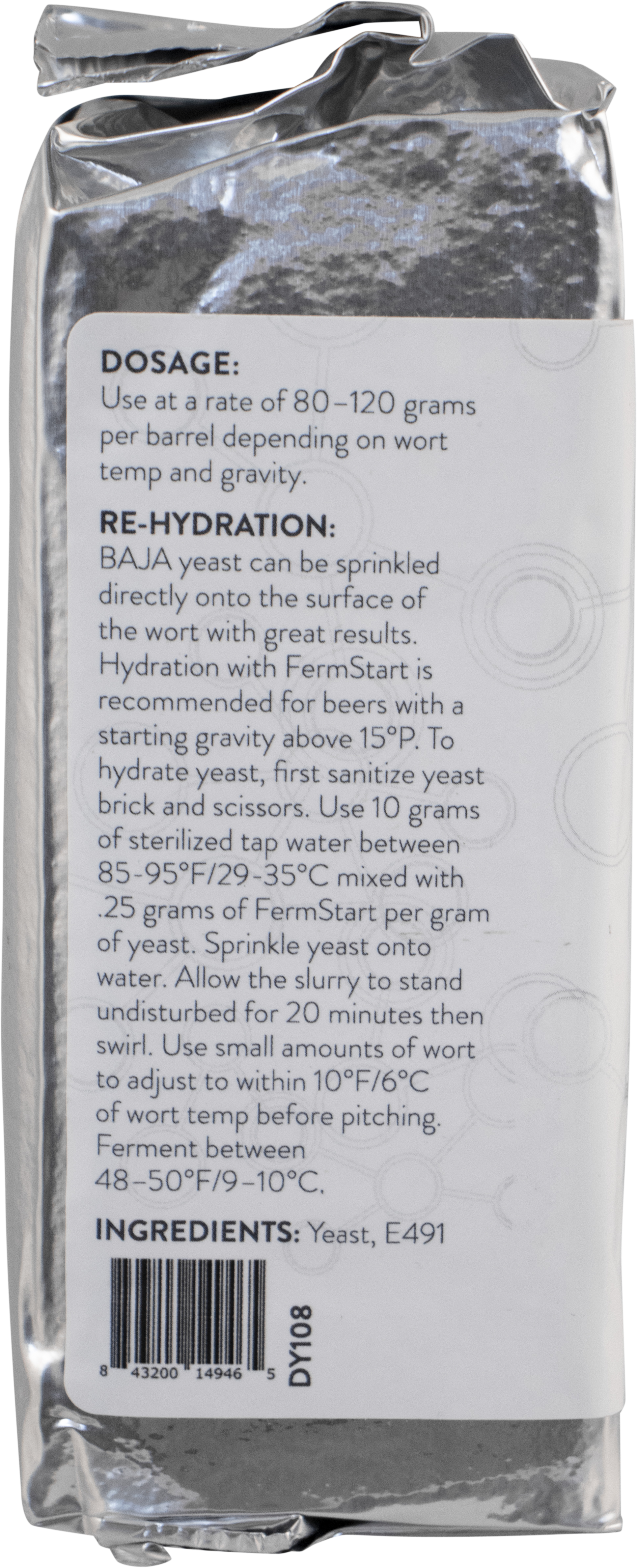 CellarScience - Dry Yeast - BAJA Mexican Lager (500 g)