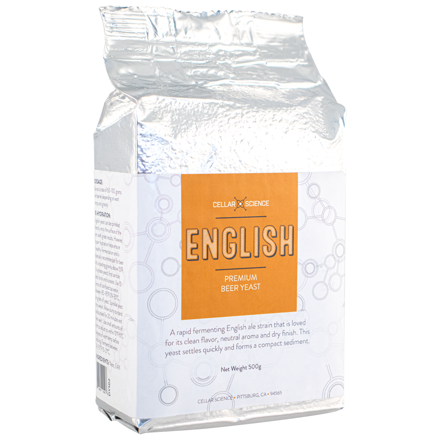 CellarScience - Dry Yeast - ENGLISH Ale (500 g)