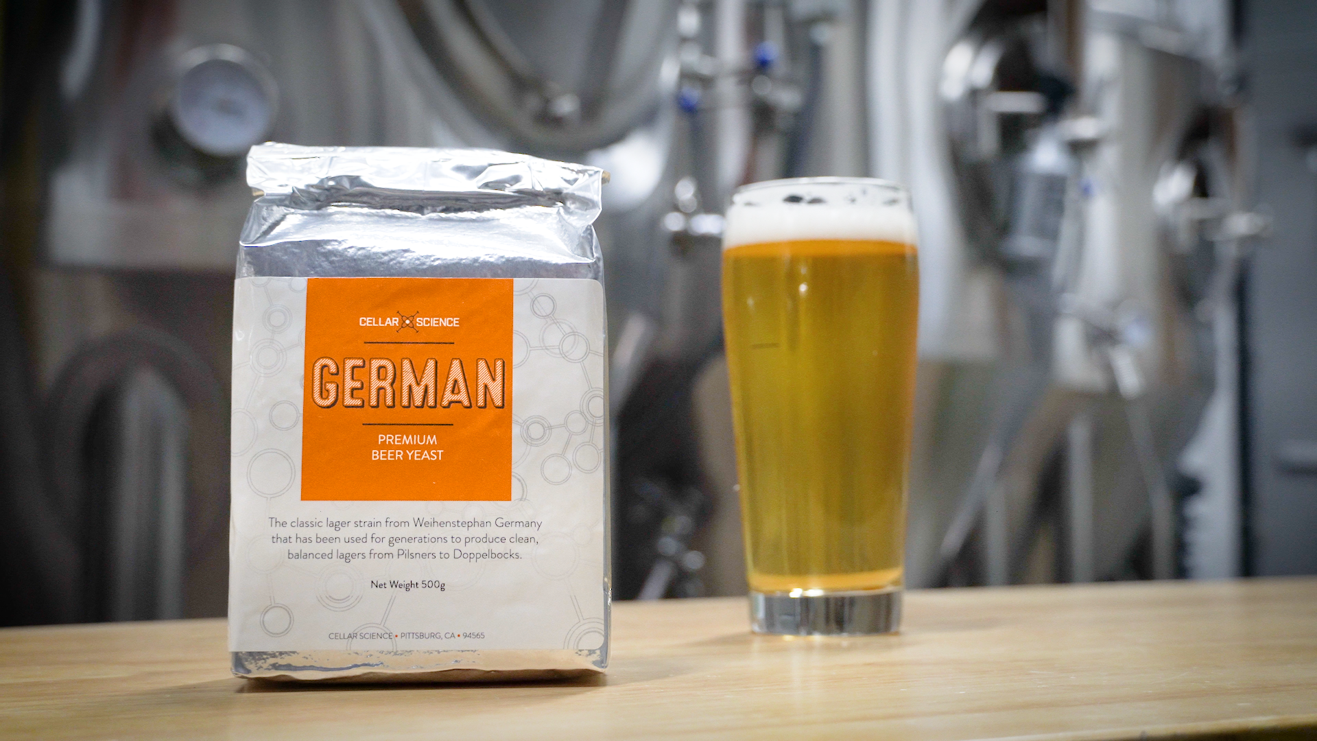 CellarScience - Dry Yeast - GERMAN Weihenstephan Lager (500 g)