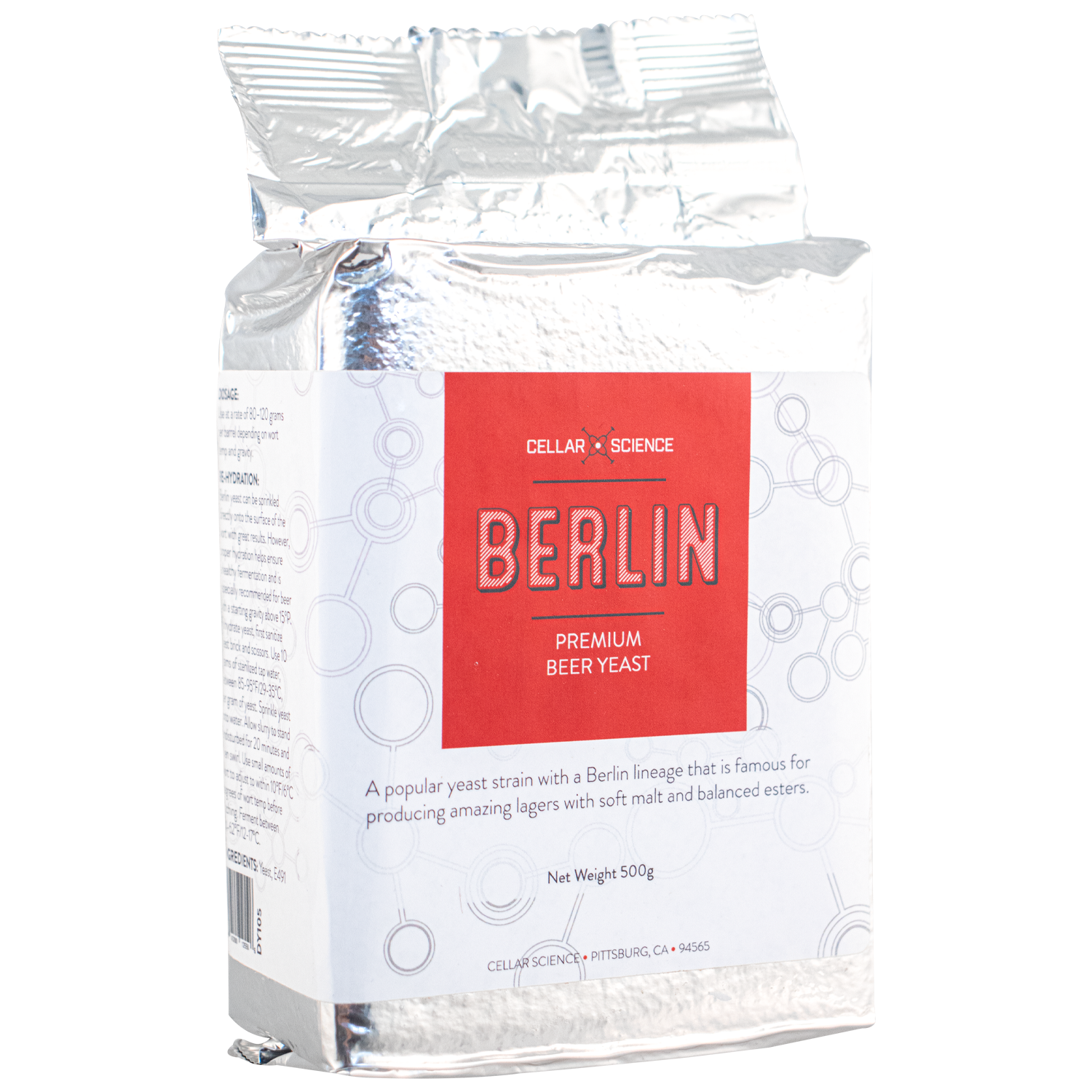 CellarScience - Dry Yeast - BERLIN German Lager (500 g)