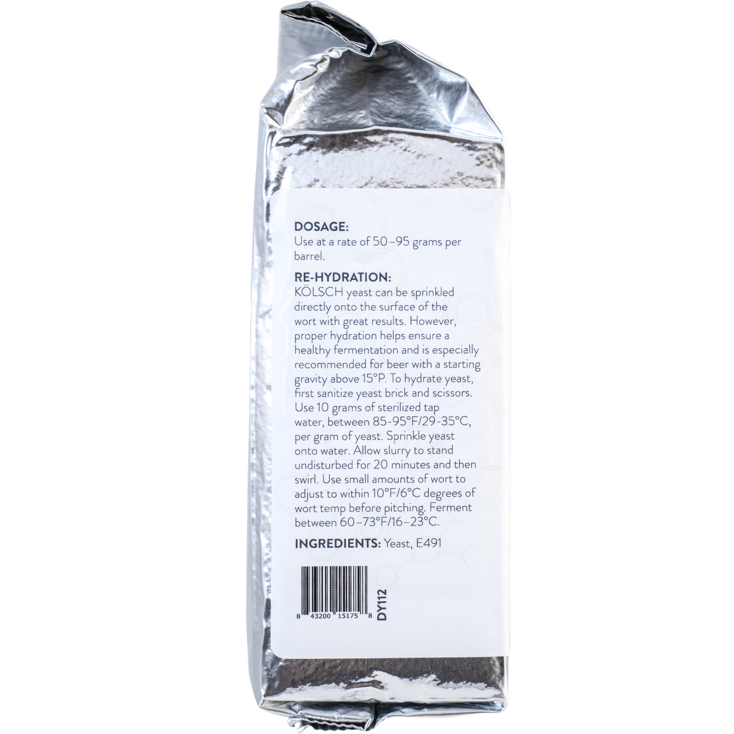 CellarScience - Dry Yeast - KOLSCH Ale (500 g)
