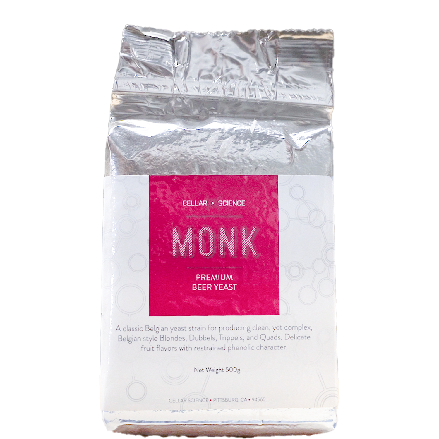 CellarScience - Dry Yeast - MONK Belgian Abbey Ale (500 g)