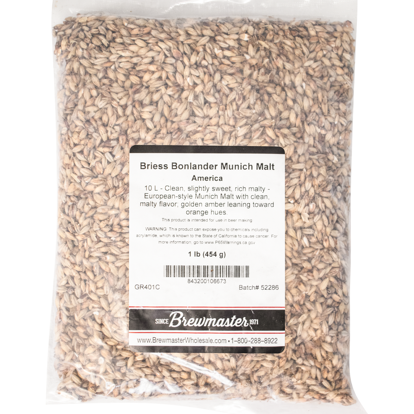 Malt - Briess Bonlander Munich  (50 lb Sack)